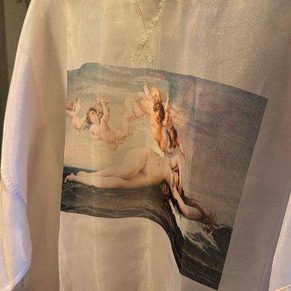 Selkie THE GHOSTED SWEATER IN OATMILK - Picture 5 of 10